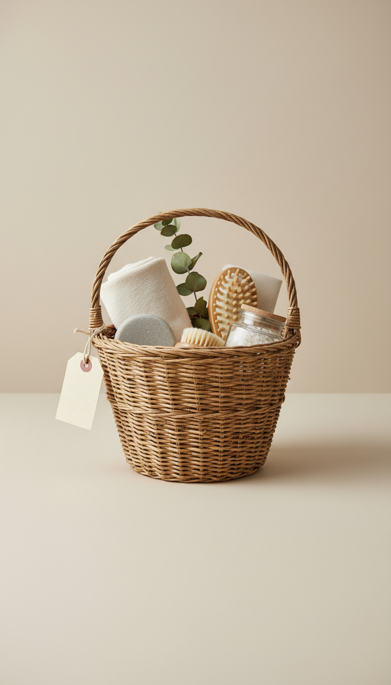 Wellness & Relaxation Basket For Gentle Self-Care